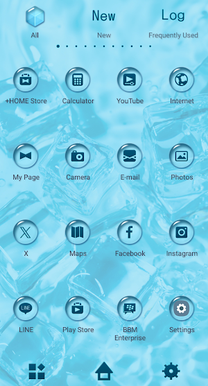 Refreshing Ice Cubes Theme Screenshot 2