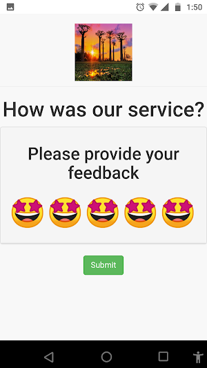 Feedback App Screenshot 1