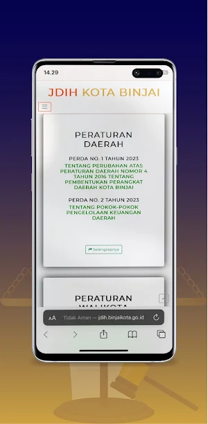 JDIH Kota Binjai Screenshot 1