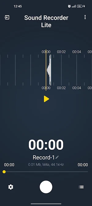 Sound Recorder Lite Screenshot 0