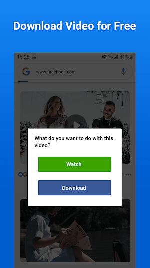 Video Downloader for Facebook Screenshot 0