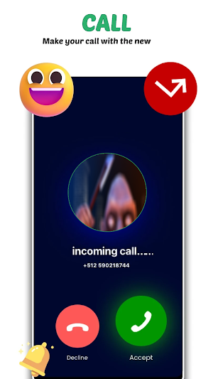 Scary Grandpa Video Call- Chat Screenshot 1