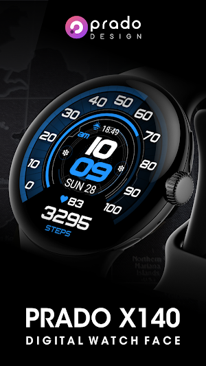 PRADO X140 Digital Watch Face Screenshot 0