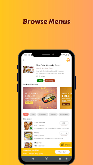 CloudKitch Food@Work Screenshot 2