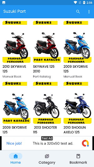 Katalog Sparepart Motor Suzuki Screenshot 2