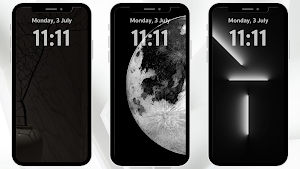 Black Only Wallpaper Screenshot 2
