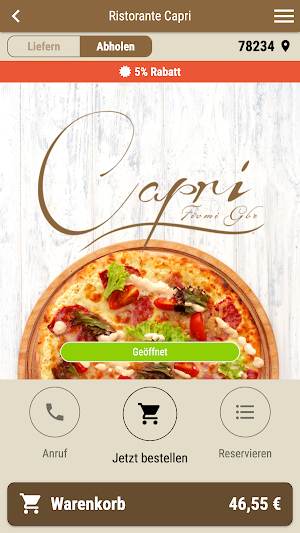 Ristorante Capri Screenshot 0