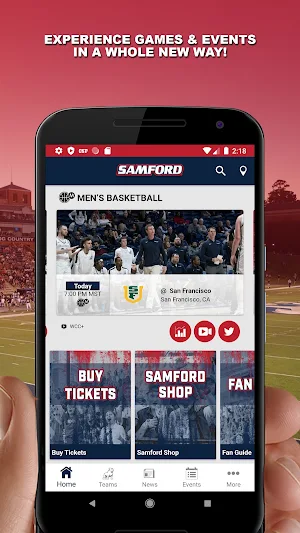 Samford Sports Screenshot 0
