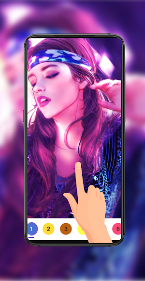 Cyber Lady:Color Master by Num Screenshot 0