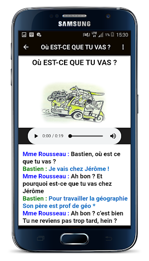 Grammar in dialogues French (without internet) Screenshot 2