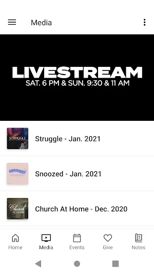 theChapel App Screenshot 1