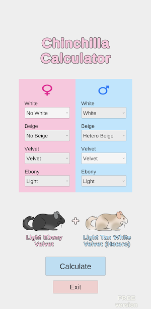 Chinchilla Calculator Screenshot 0