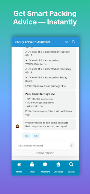 Packly Travel Screenshot 1