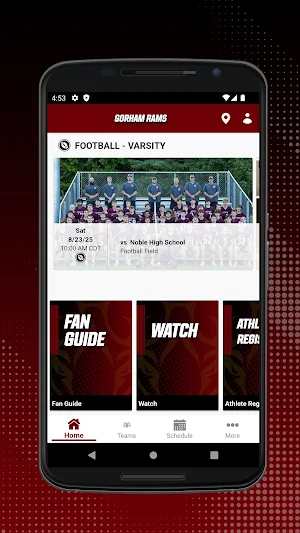 Gorham Rams Athletics Screenshot 0
