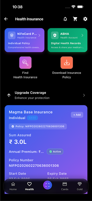 NiFeCard – Health & Wellness Screenshot 2