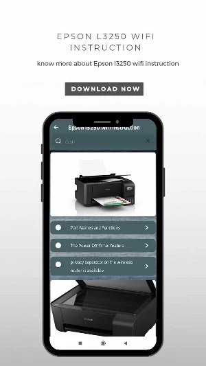 Epson l3250 wifi instruction Screenshot 1