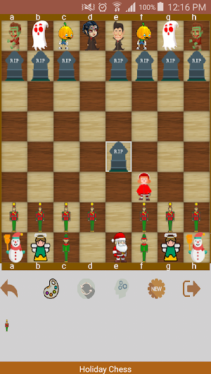 Ajedrez - piezas de halloween y navidad Screenshot 2
