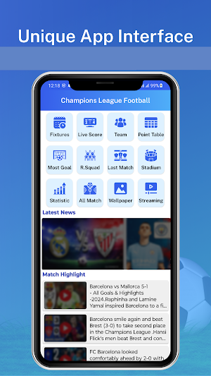 Champions League Football Screenshot 0