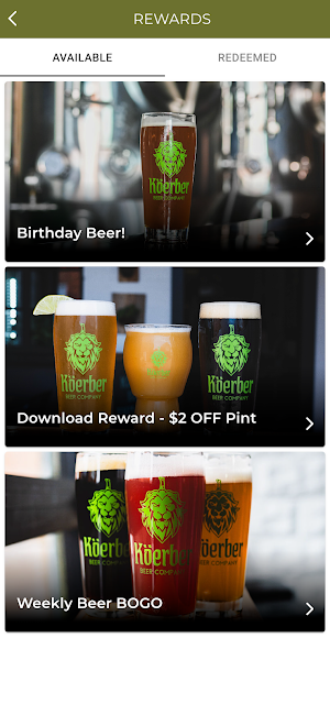 Koerber Beer Co. Screenshot 2