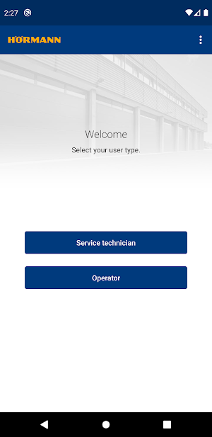 Hörmann BlueControl Screenshot 1