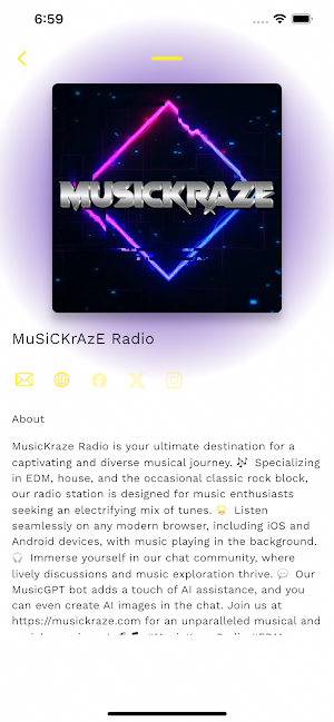 MuSiCKrAzE Radio Screenshot 2