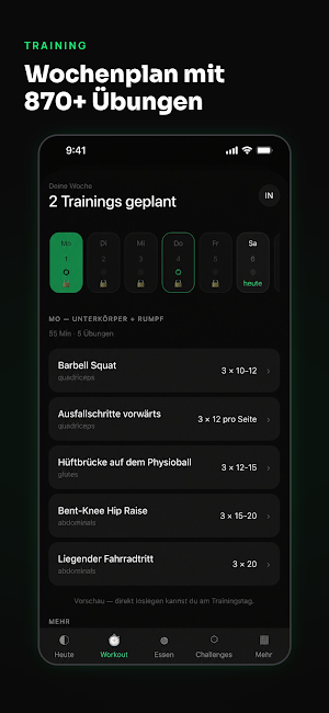 Omelio – Fitness & Ernährung Screenshot 2