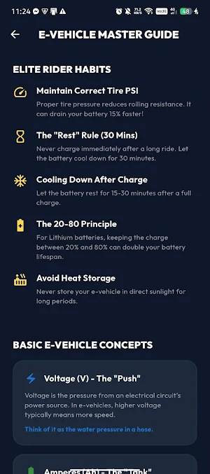 InnovaCharge: EV / EBIKE Guide Screenshot 2