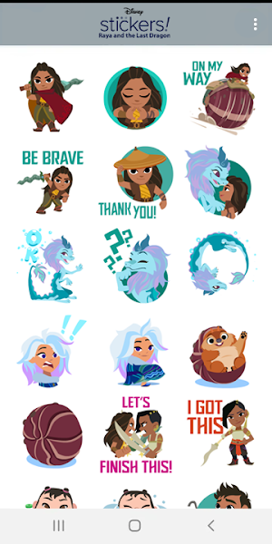 Disney Stickers: Raya Screenshot 1