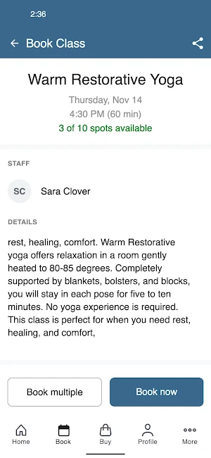 Urban Breath Yoga Screenshot 2