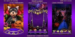 Halloween 3D Next Launcher Theme Screenshot 2