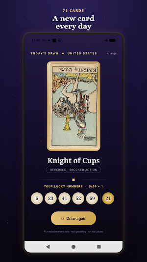 Tarot Lucky Numbers Screenshot 3