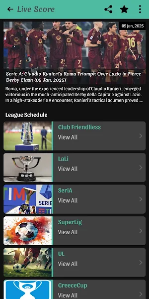 Live Football TV Streaming HD Screenshot 1