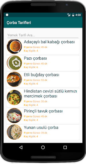İnternetsiz Çorba Tarifleri Screenshot 2