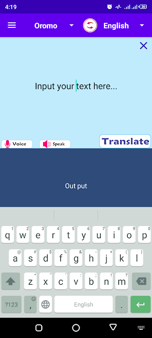 English to Oromo Translator Screenshot 2