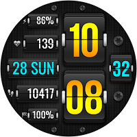 Digital FLIP WS16 Watch face