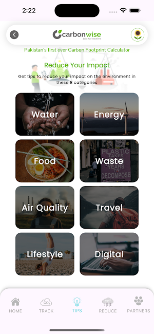 CarbonWise PK Screenshot 1