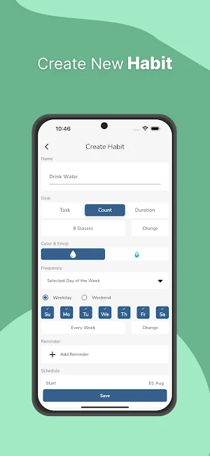 Dincharya - Habit tracker Screenshot 2