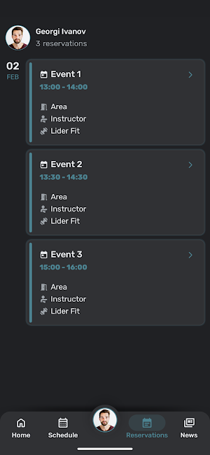 Lider Fit Screenshot 2