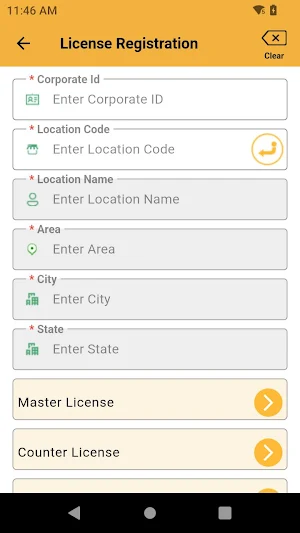 LicenseRegistration Screenshot 1
