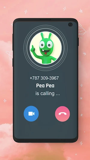 pea pea fake call Screenshot 2