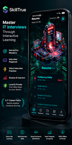 SkillTrue : IT Interview Prep Screenshot 1