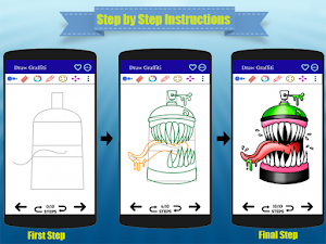 How to Draw Graffiti : Words and Characters FREE Screenshot 3