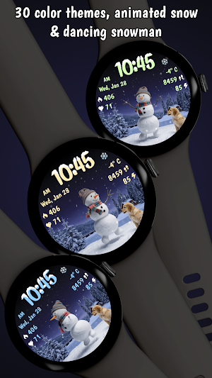 Dancing Snowman Animated WF Screenshot 3