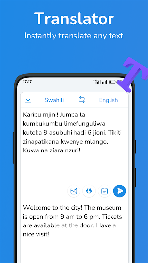 English-Swahili translator Screenshot 0