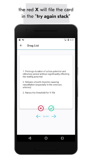 Paramedic Drug List Flashcards Screenshot 3