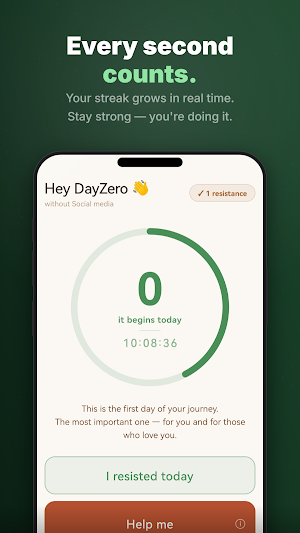 DayZero - Break Bad Habits Screenshot 1