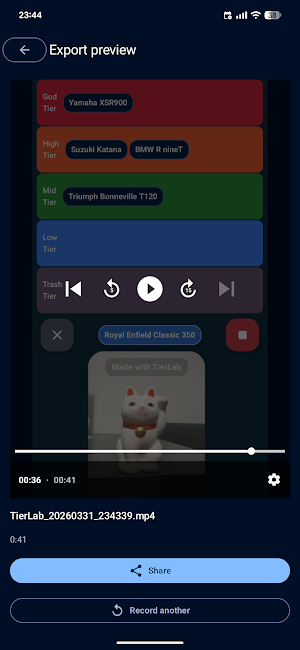 TierLab: Tier List Creator Screenshot 2