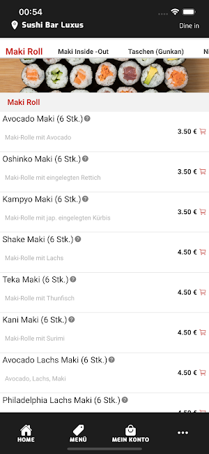 Sushi Bar Luxus Screenshot 2