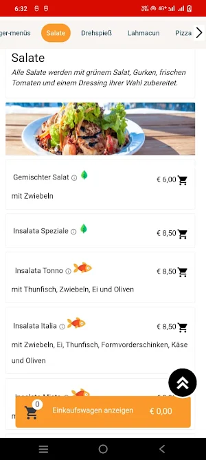 Ferndorfer Pizzeria Screenshot 2
