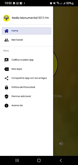 Radio Monumental 107.1 Fm Screenshot 1